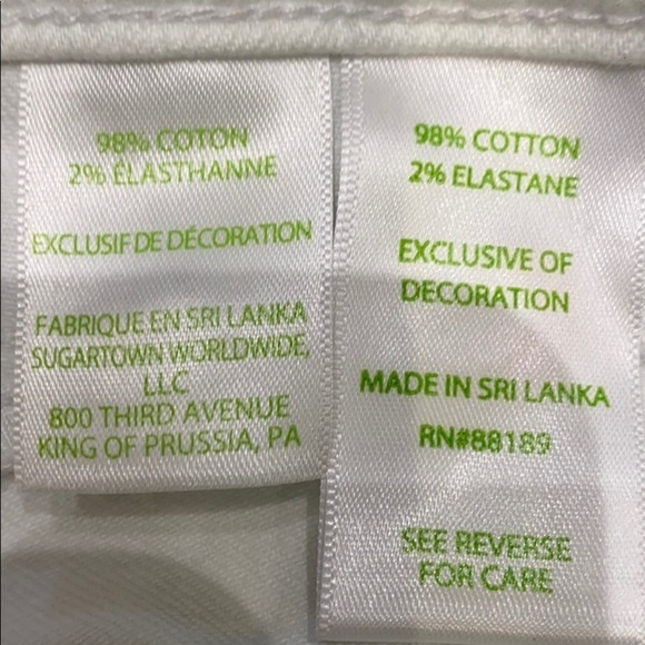 Lilly Pulitzer white South Ocean Skinny Crop Jeans - Picture 11 of 15